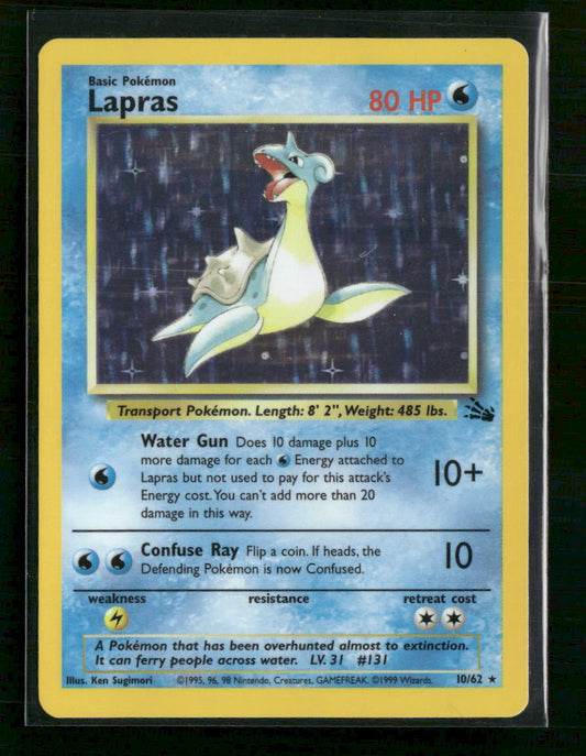 Fossil Lapras (10) #10/62