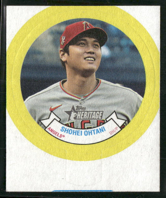 2022 Topps Heritage 1973 Topps Candy Lids Shohei Ohtani #/25