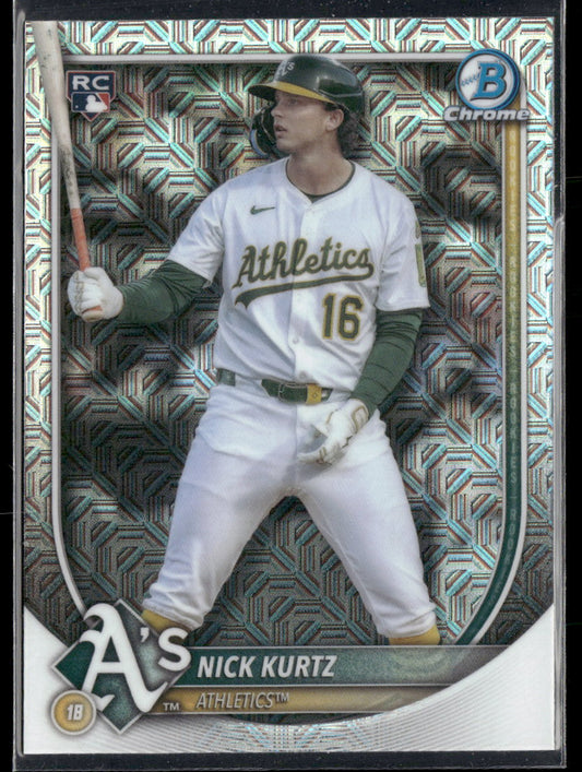 2025 Bowman Chrome Mojo Refractors Nick Kurtz Rookie #93