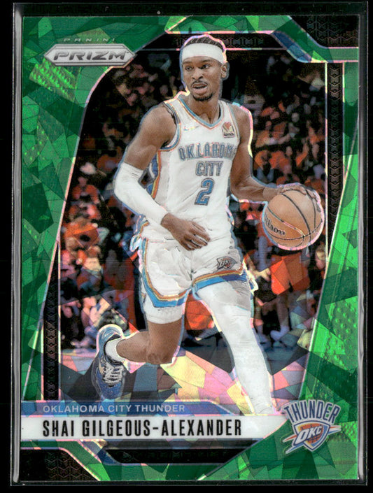 2024-25 Panini Prizm Prizms Green Ice Shai Gilgeous-Alexander #113