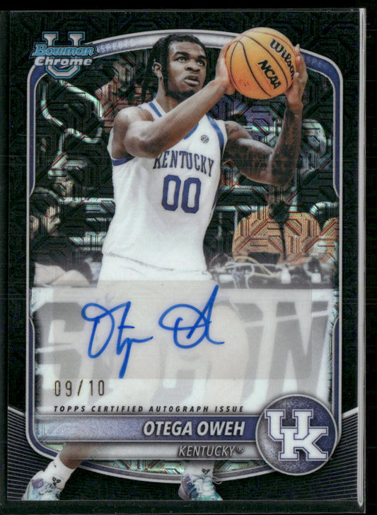 2025-26 Bowman Chrome Prospect Auto Black Mojo #/10 Otega Oweh Auto #CPA-OO