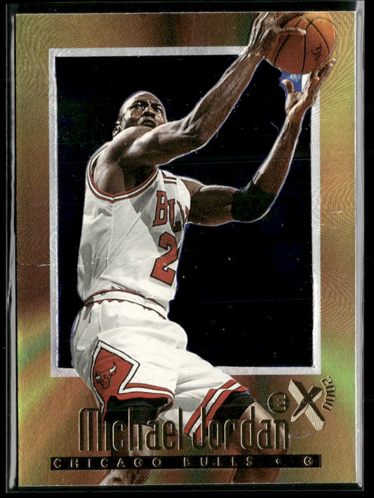 1996-97 E-X2000 Michael Jordan #9 (Dmaged)