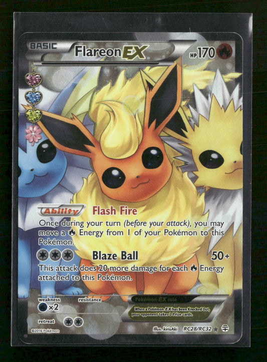 Generations: Radiant Collection Flareon EX (Full Art) #RC28/RC32