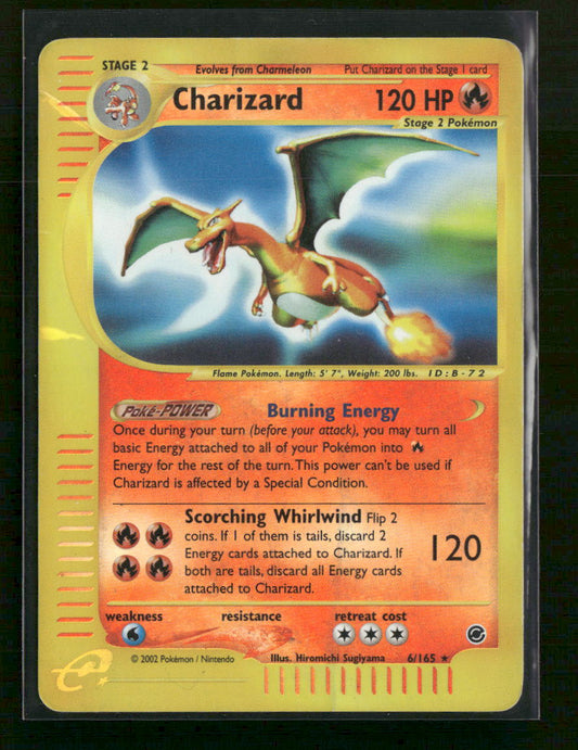 Expedition Charizard (6) Reverse Holo #006/165 *Damaged*