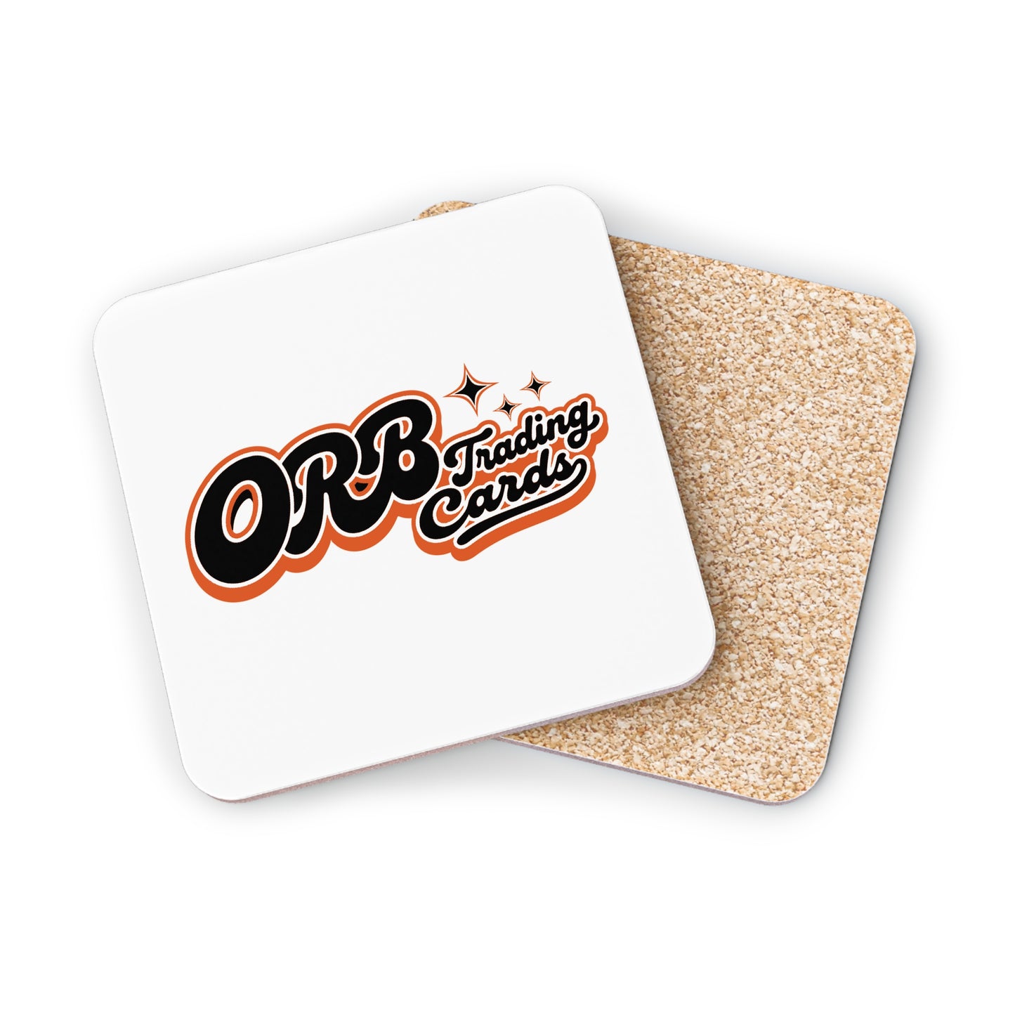 Coaster — ORB Trading Cards Logo Cork Drink Coaster