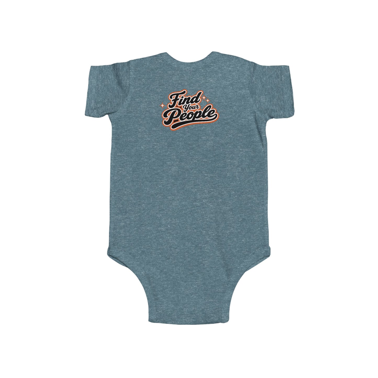 Infant Bodysuit — "Find Your People" Retro Script Baby Onesie