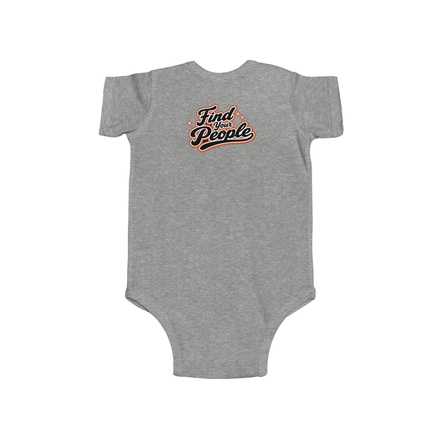 Infant Bodysuit — "Find Your People" Retro Script Baby Onesie