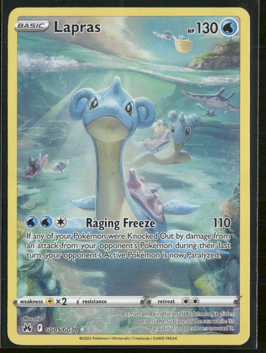 SWSH: Crown Zenith: Galarian Gallery Lapras #GG05/GG70