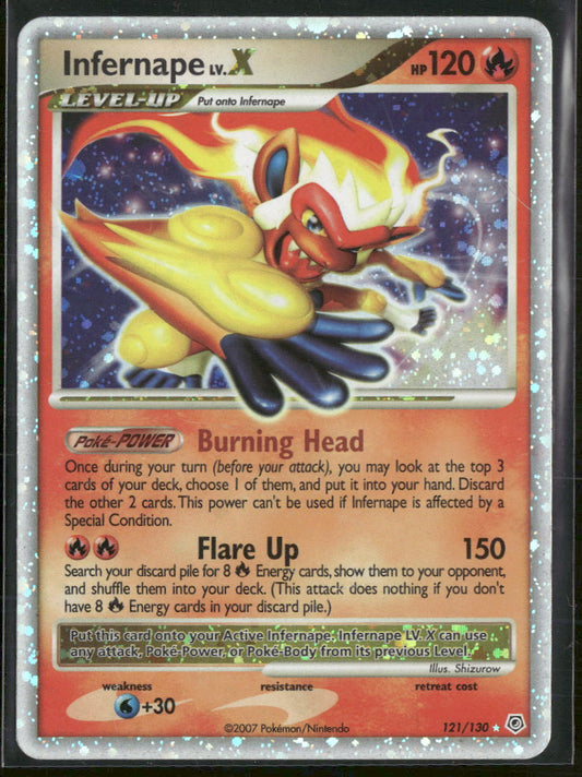 Diamond and Pearl Infernape LV.X #121/130