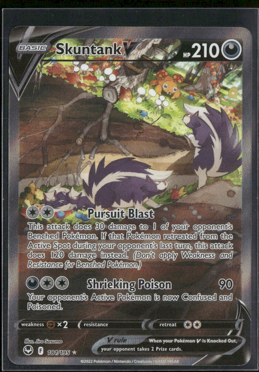 SWSH12: Silver Tempest Skuntank V (Alternate Full Art) #181/195