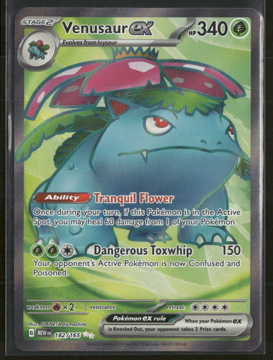 SV: Scarlet & Violet 151 Venusaur ex #182/165