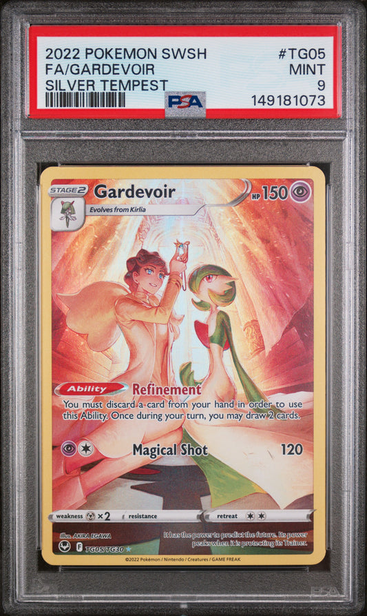2022 Pokemon SWSH Silver Tempest Silver Tempest Fa/Gardevoir 9 PSA #TG05