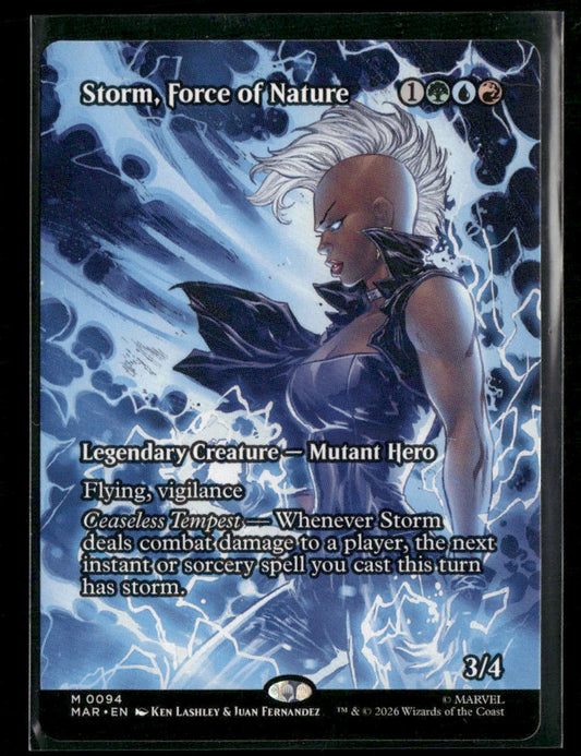 Marvel Universe Eternal-Legal Storm, Force of Nature (Borderless) #94