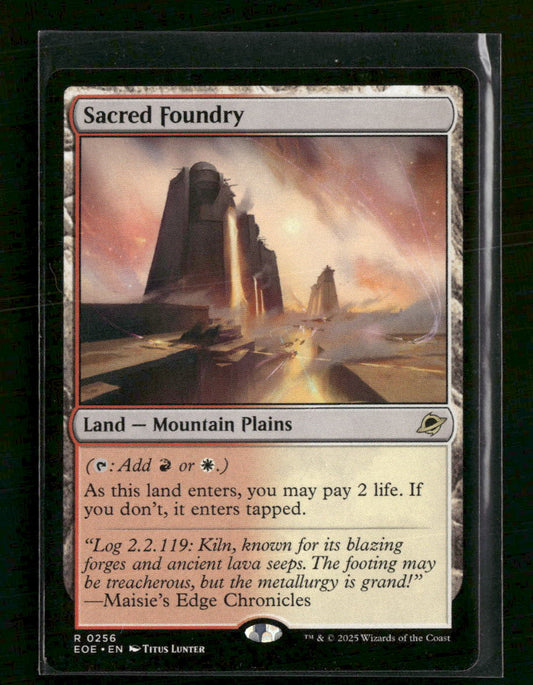 Edge of Eternities Sacred Foundry #256