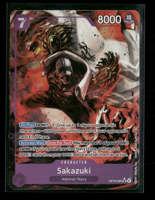 The Time of Battle Sakazuki (Alternate Art) #OP16-065