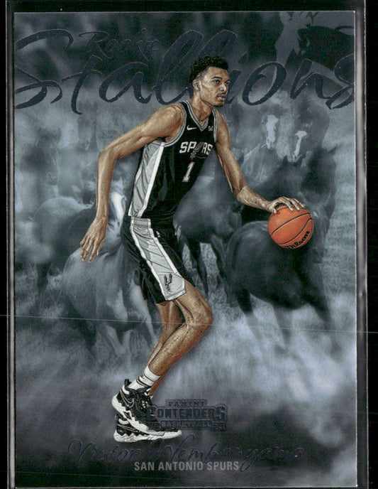 2023-24 Panini Contenders Rookie Stallions Victor Wembanyama #21