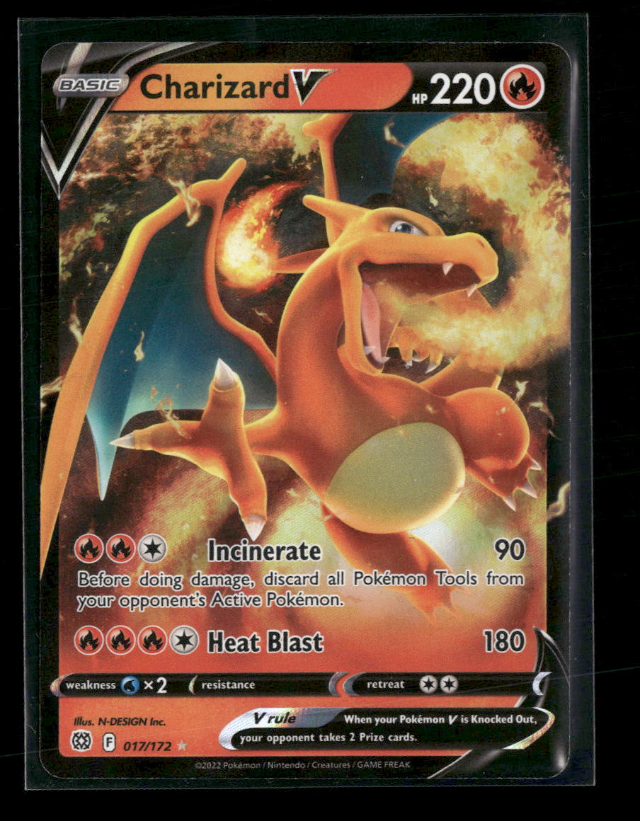 SWSH09: Brilliant Stars Charizard V #017/172 – Orb Sports Cards & Collectibles