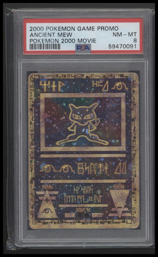 2000 Pokemon Game Movie Pokemon 2000 Movie Ancient Mew 8 PSA #