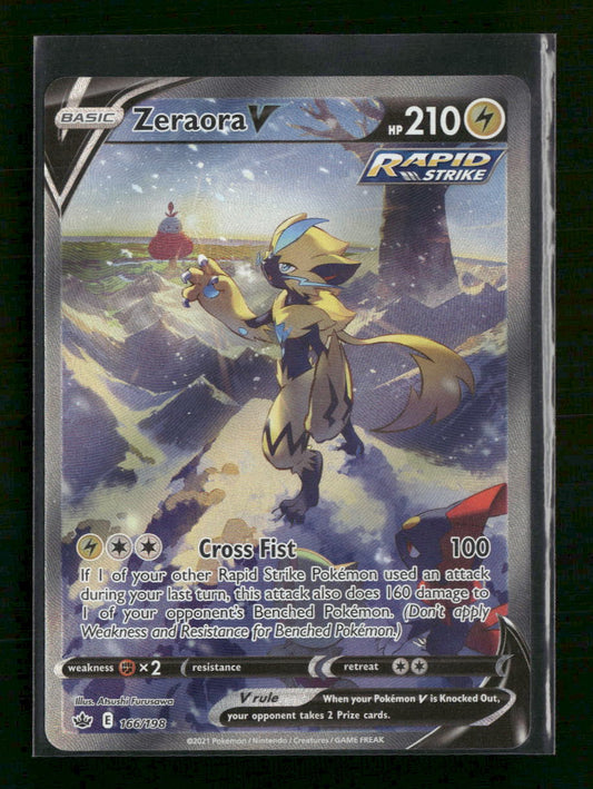SWSH06: Chilling Reign Zeraora V (Alternate Full Art) #166/198