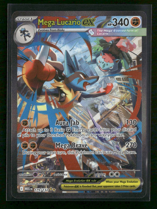 ME01: Mega Evolution Mega Lucario ex #179/132