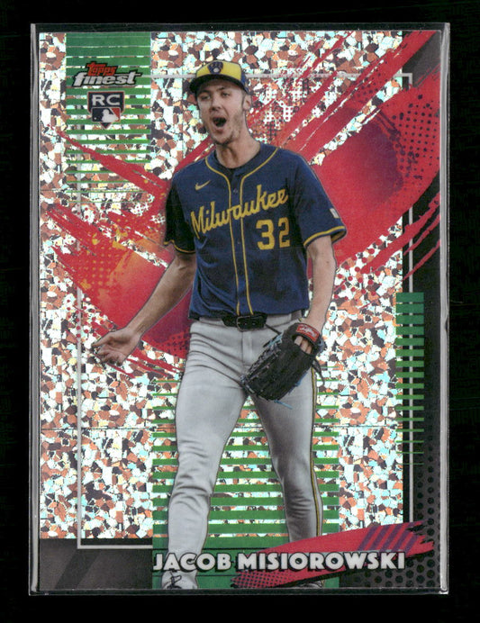 2026 Finest Mini-Diamond Refractors Jacob Misiorowski Rookie #218
