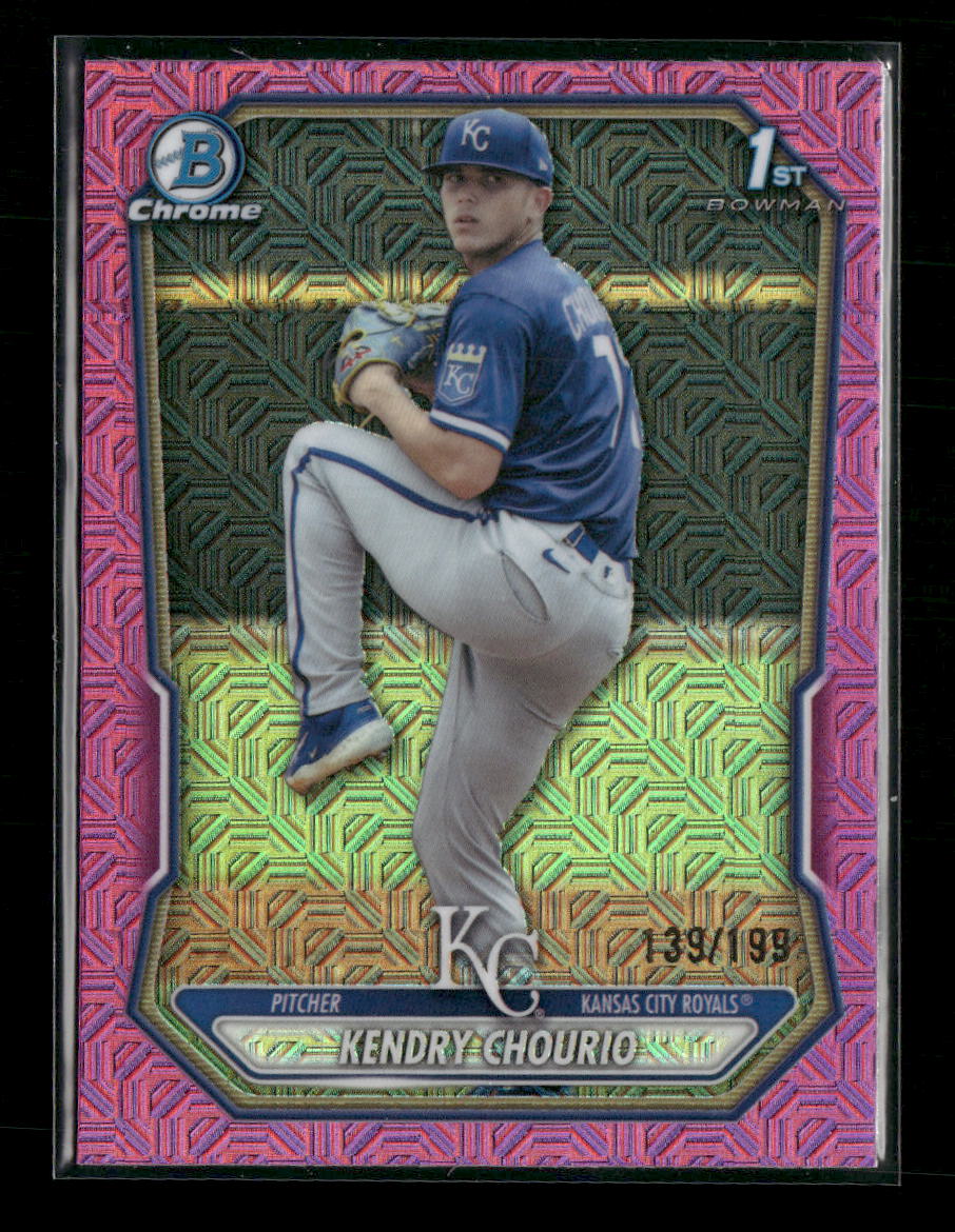 2026 Bowman Chrome Prospects Mojo Pink Refractor Kendry Chourio #/199 #BCP-7