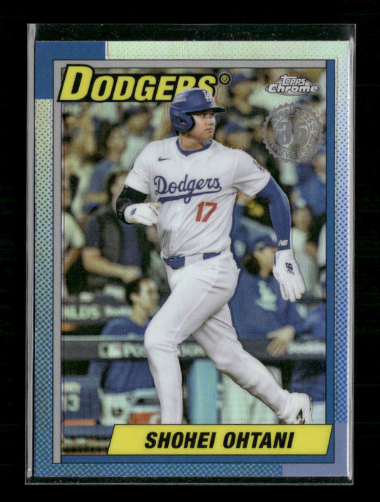 2025 Topps Chrome 1990 Topps Baseball 35th Anniversary Shohei Ohtani #90CB-7