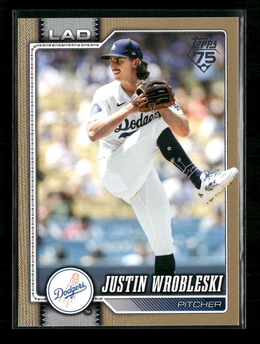 2026 Topps Gold Justin Wrobleski #/2026 #391
