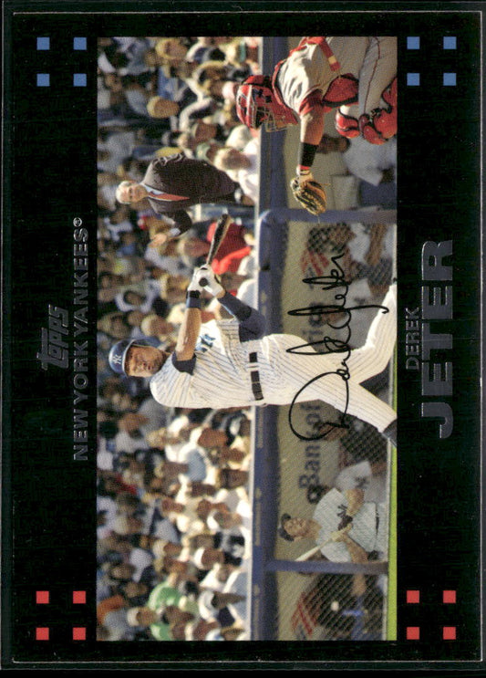 2007 Topps Derek Jeter : With Mantle/Bush #40a
