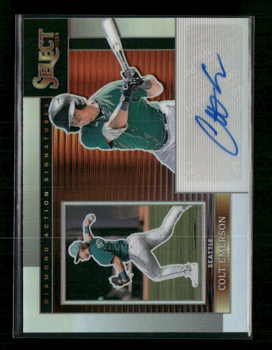 2024 Panini Select Diamond Action Signatures Colt Emerson Auto #DAS-CE