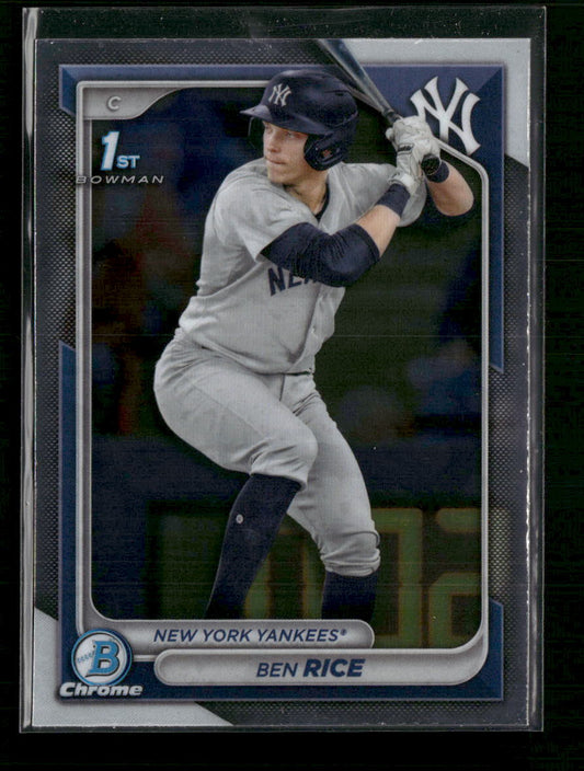 2024 Bowman Chrome Prospects Ben Rice #BCP-186