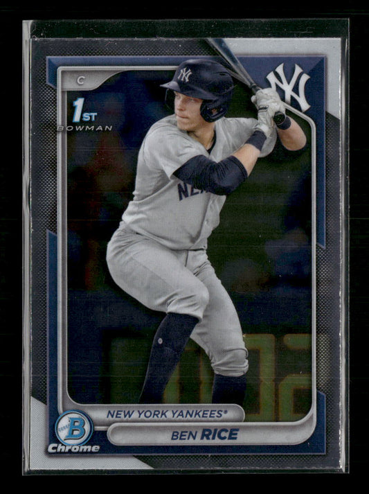 2024 Bowman Chrome Prospects Ben Rice #BCP-186