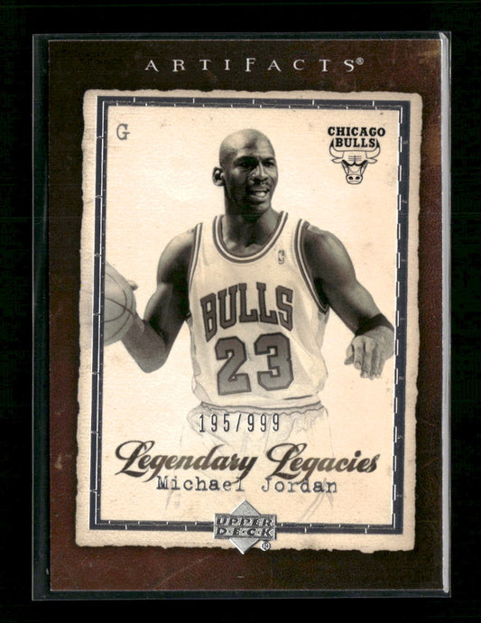 2007-08 Upper Deck Artifacts Michael Jordan #/999 #186