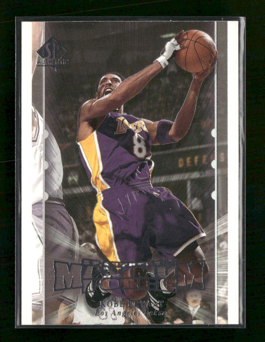 1999-00 SP Authentic Maximum Force Kobe Bryant #M8