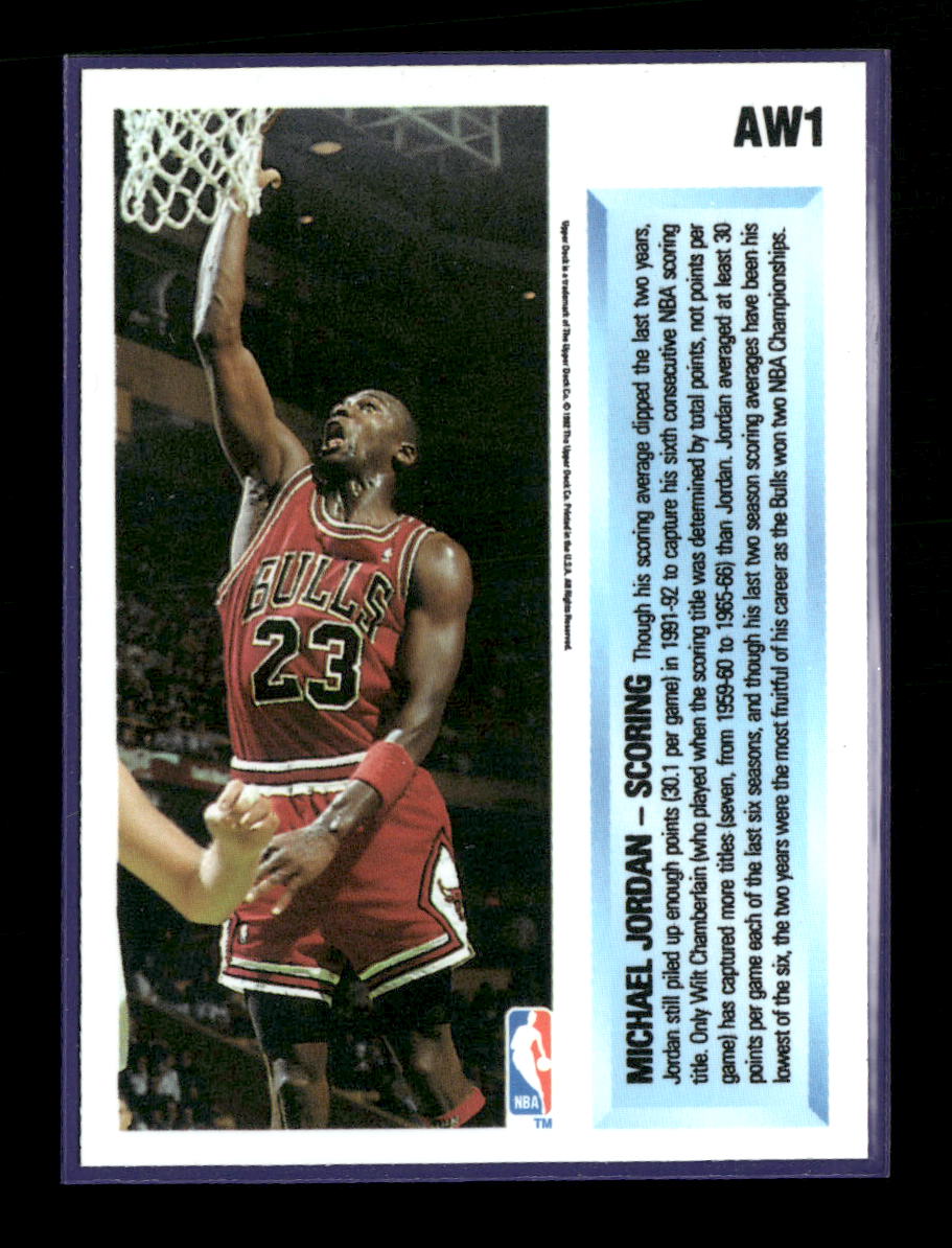 1992-93 Upper Deck Award Winner Holograms Michael Jordan #AW1