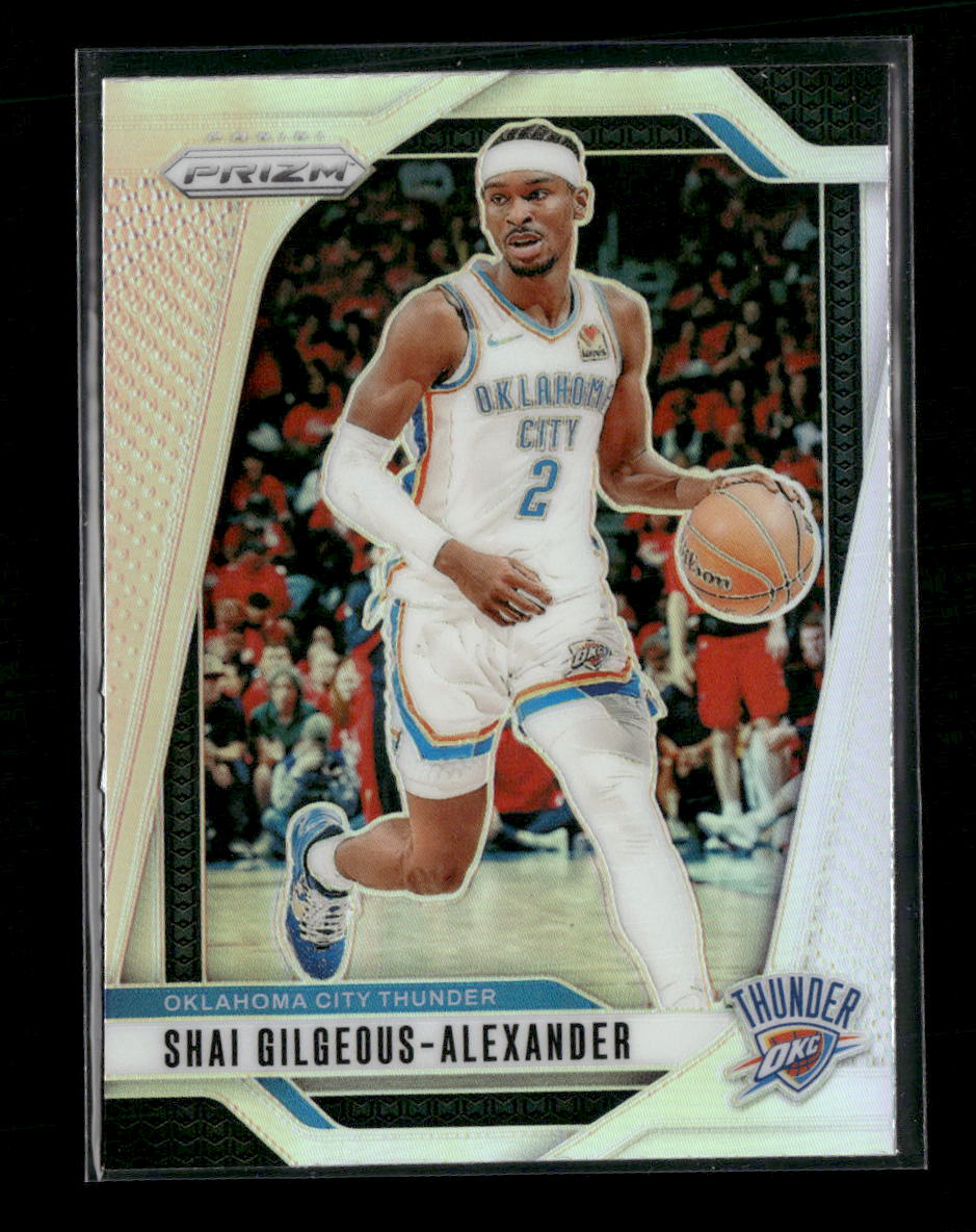 2024-25 Panini Prizm Prizms Silver Shai Gilgeous-Alexander #113