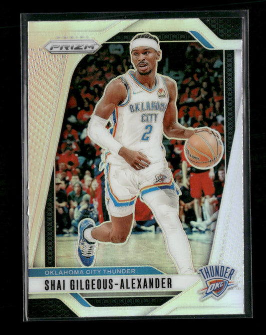 2024-25 Panini Prizm Prizms Silver Shai Gilgeous-Alexander #113