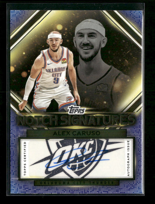 2025-26 Topps Topps Notch Signatures Alex Caruso Auto #TNS-AC