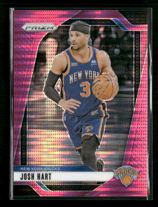 2024-25 Panini Prizm Prizms Pink Pulsar Josh Hart #/42 #196