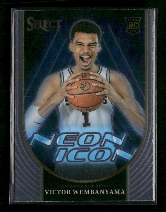 2023-24 Panini Select Neon Icon Victor Wembanyama #13