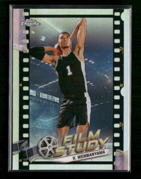 2023-24 Topps Chrome Film Study Victor Wembanyama #FS-13