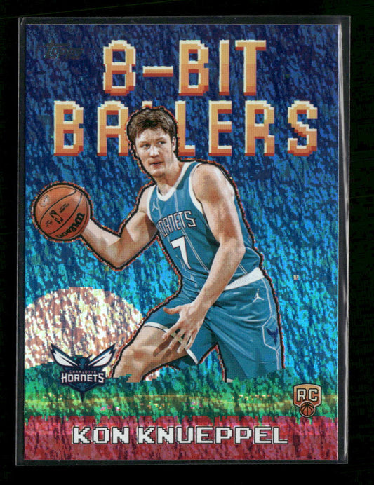 2025-26 Topps 8-Bit Ballers Green Holo Foil Kon Knueppel #8B-34