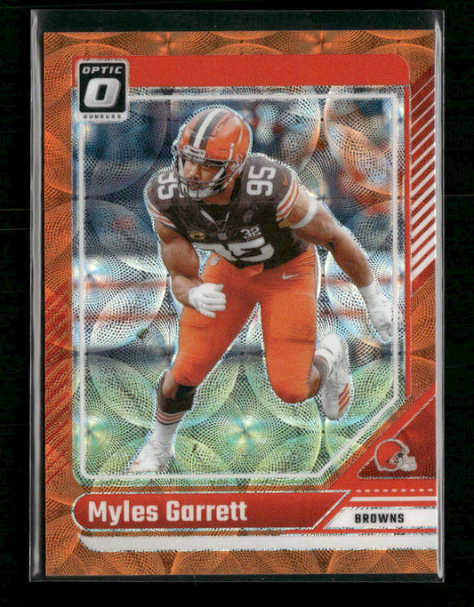 2024 Donruss Optic Orange Scope Myles Garrett #/79 #49