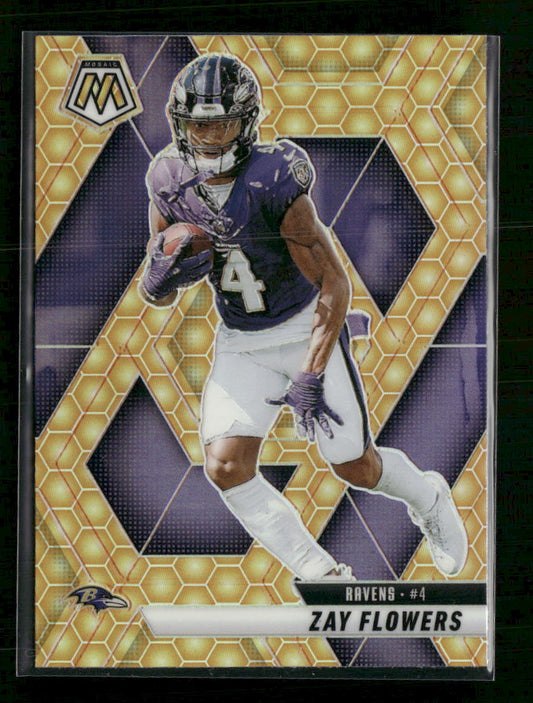 2025 Panini Mosaic Honeycomb Zay Flowers #126