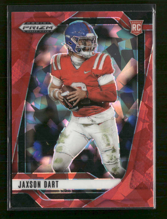 2025 Panini Prizm Draft Picks Prizms Red Ice Jaxson Dart #90