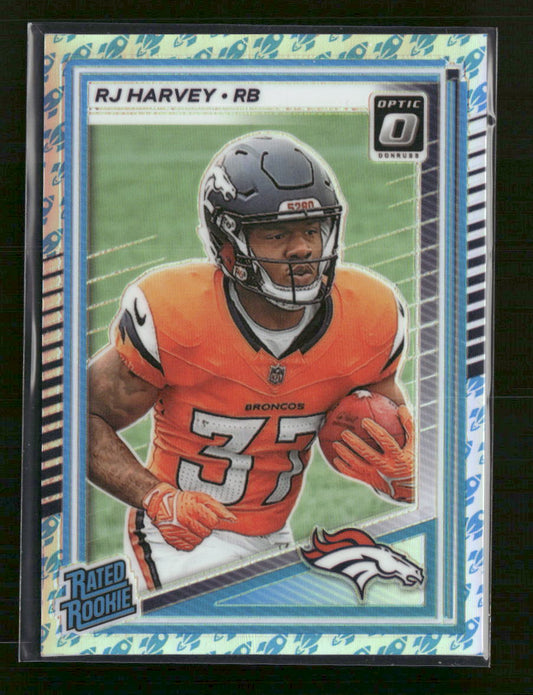 2025 Donruss Optic Rocket RJ Harvey Rookie #208