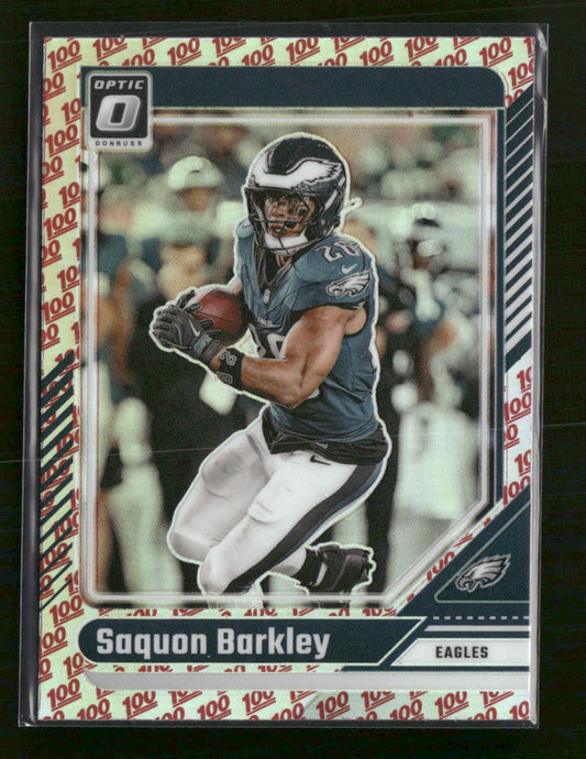 2024 Donruss Optic One Hundred Saquon Barkley #159
