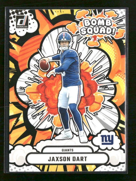 2025 Donruss Bomb Squad Jaxson Dart #BS-JDT