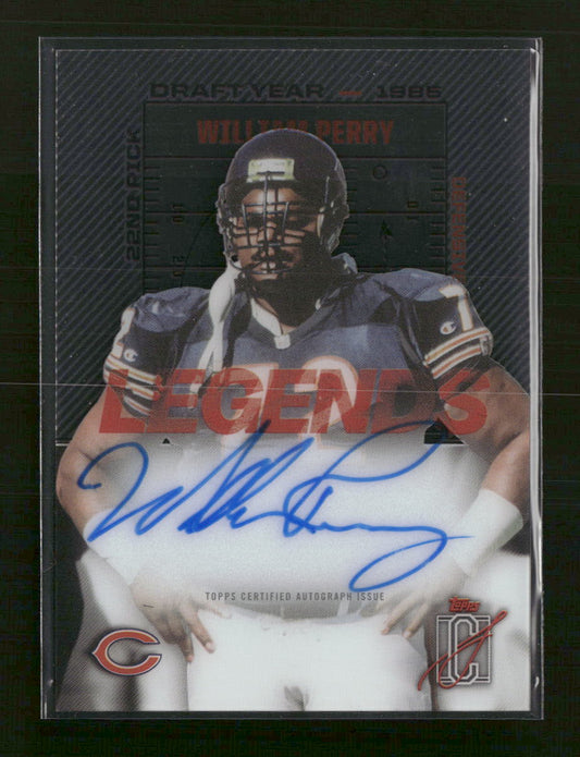 2025 Topps Signature Class Crystal Clear Autographs William Perry Auto #LTCA-WP