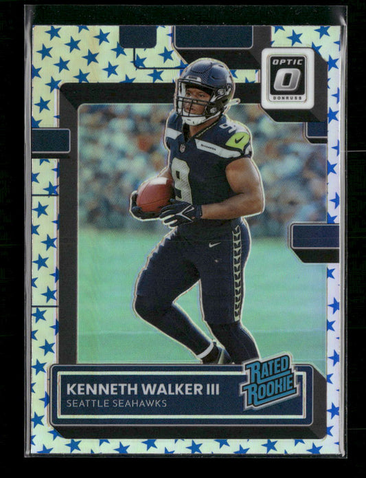 2022 Donruss Optic Stars Kenneth Walker III Rookie #218